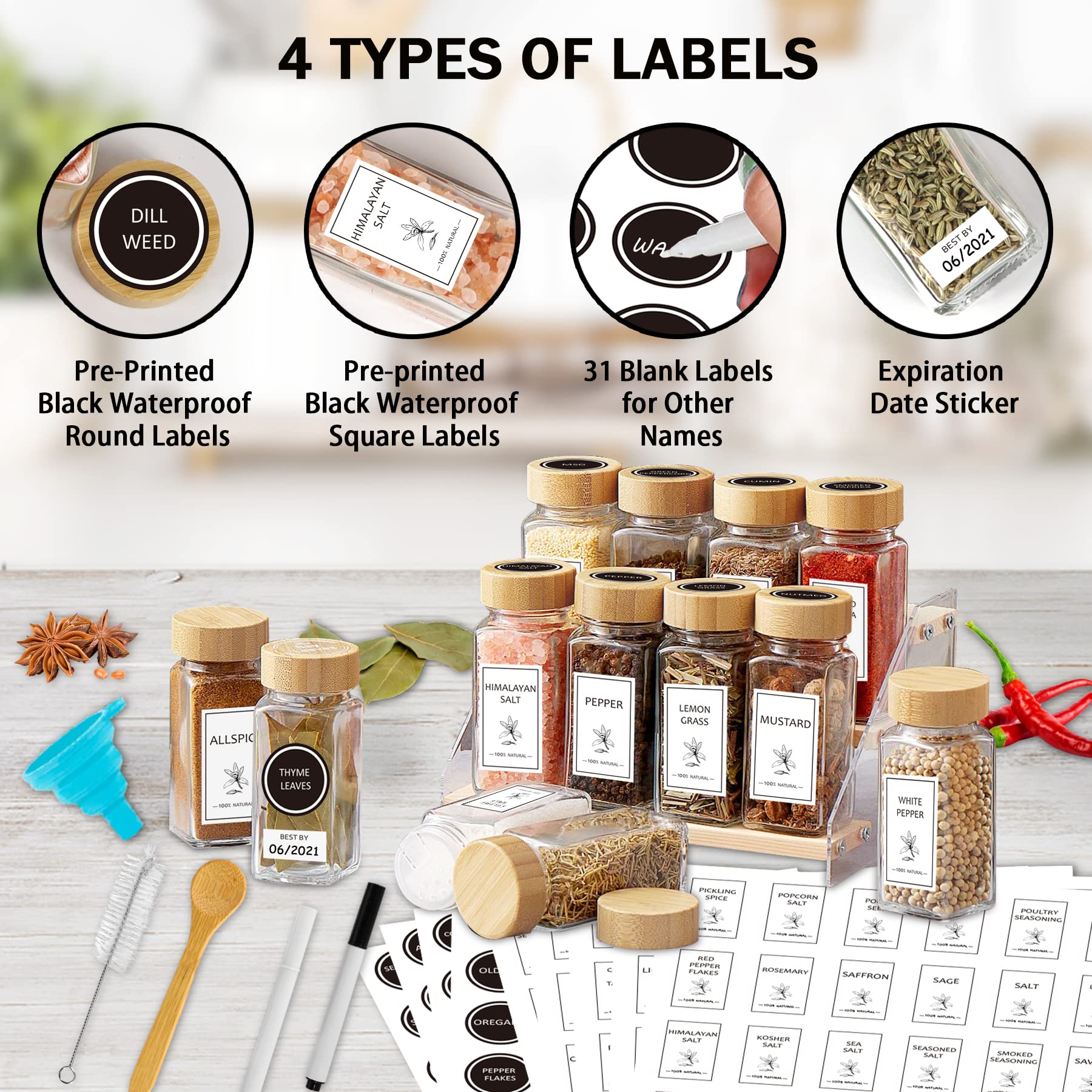 Aliggbent 351 labels simplify spice labeling and customization