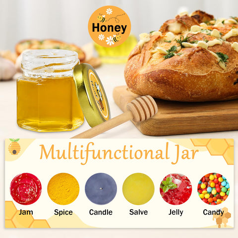 Aliggbent airtight lids keep mini jars leakproof and fresh.