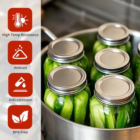 Aliggbent tinplate lids rustproof and durable for storage.
