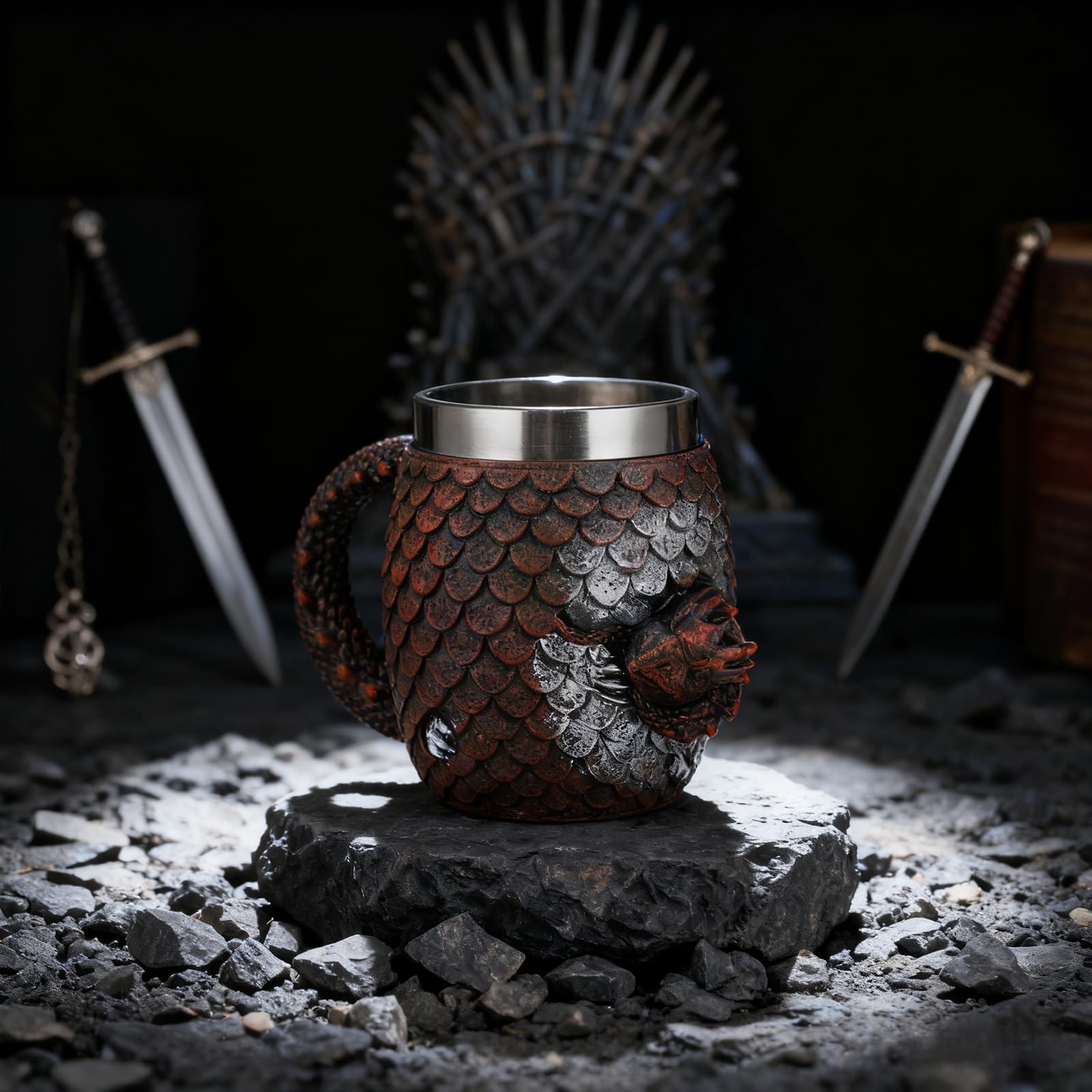 alikiki Dragon Egg Game Mug themed party décor and conversation starter.