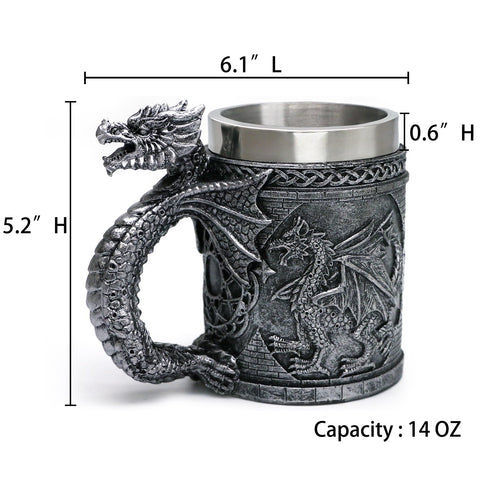 alikiki dragon mug bottom has felt pad to protect tables