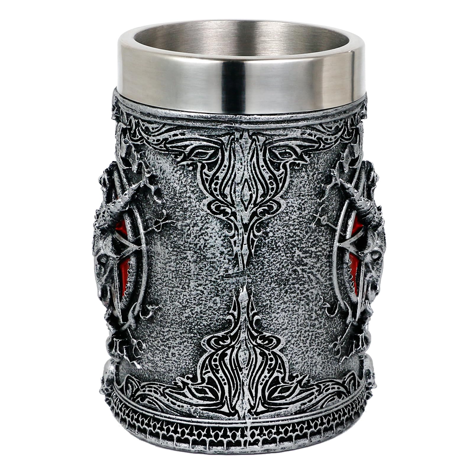 alikiki Medieval Baphomet Head Mug—21oz capacity for generous servings.