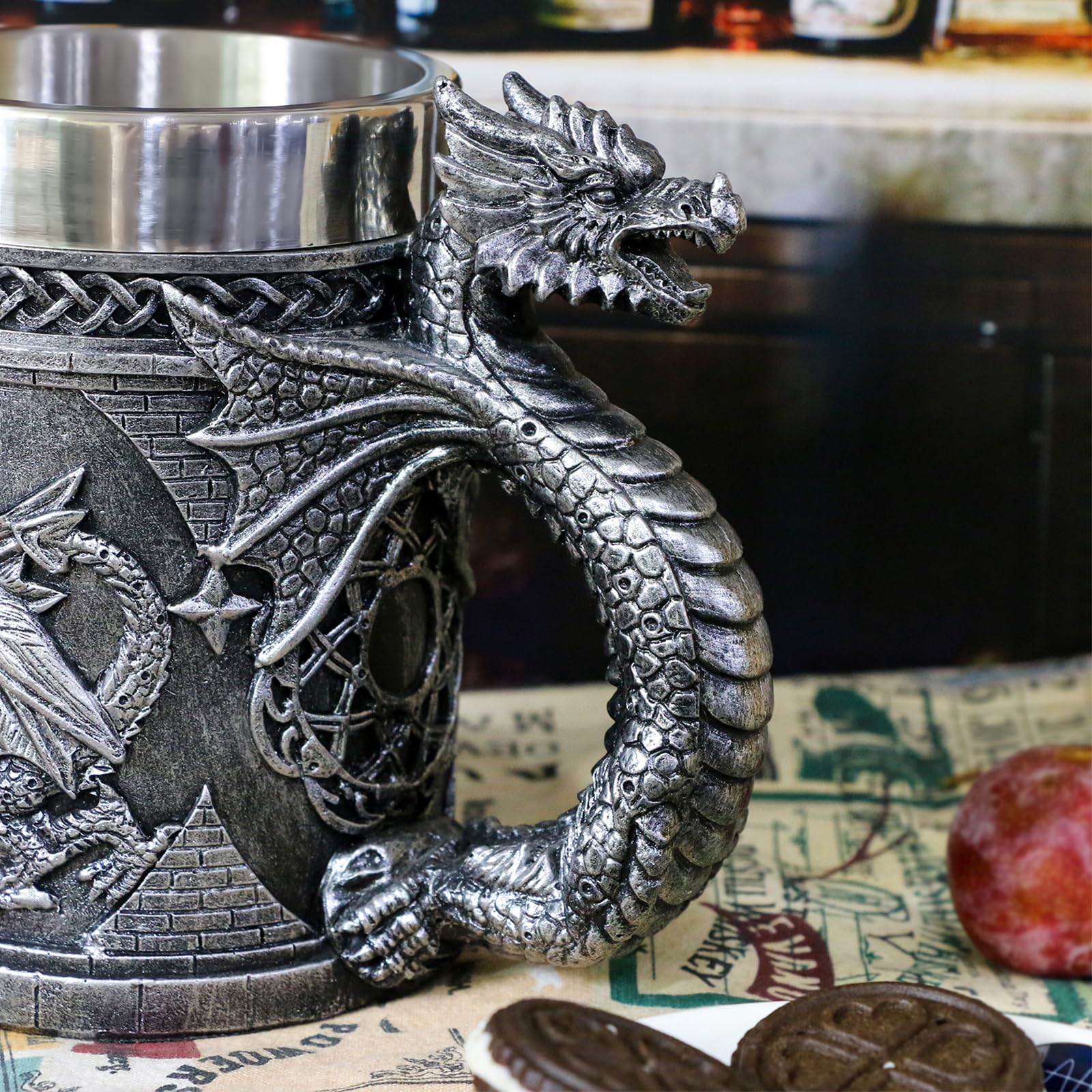 Alikiki themed party dragon mug for themed gatherings and decor