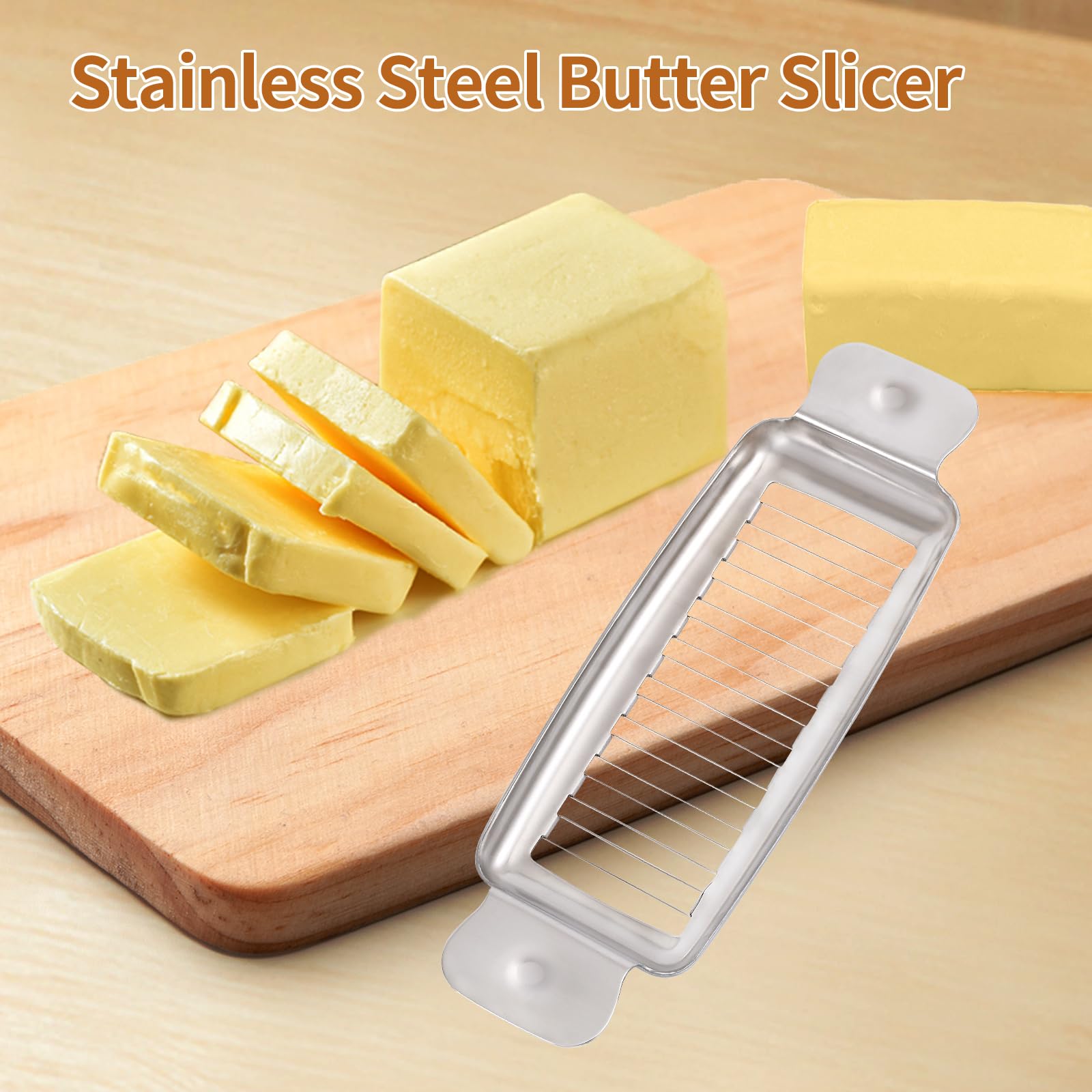 ALIKITCN butter slicer stores neatly with compact design.