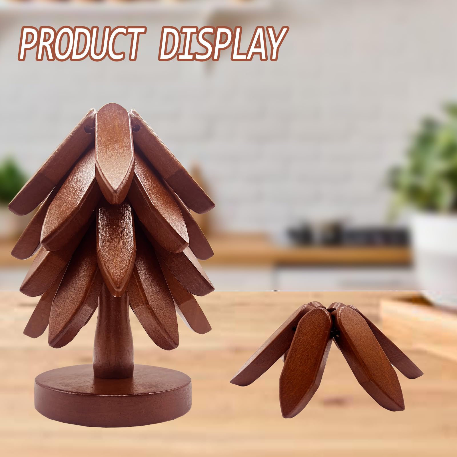 ALIKITCN wooden trivets gifted as compact seasonal décor and practicality.