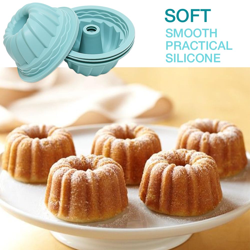 Alimat PluS durable reusable silicone molds for a variety of desserts.