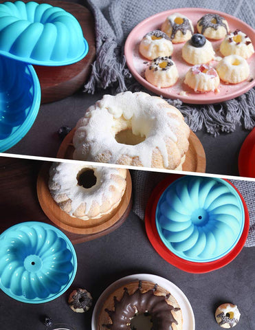 Alimat PluS easy-release silicone pan aids simple unmolding.