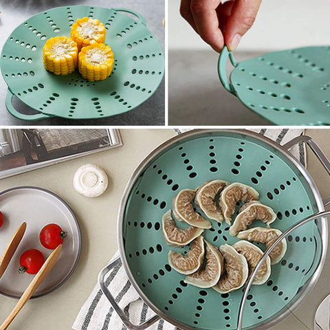 Alimat PluS steamer basket ideal for vegetables, dumplings, and fish
