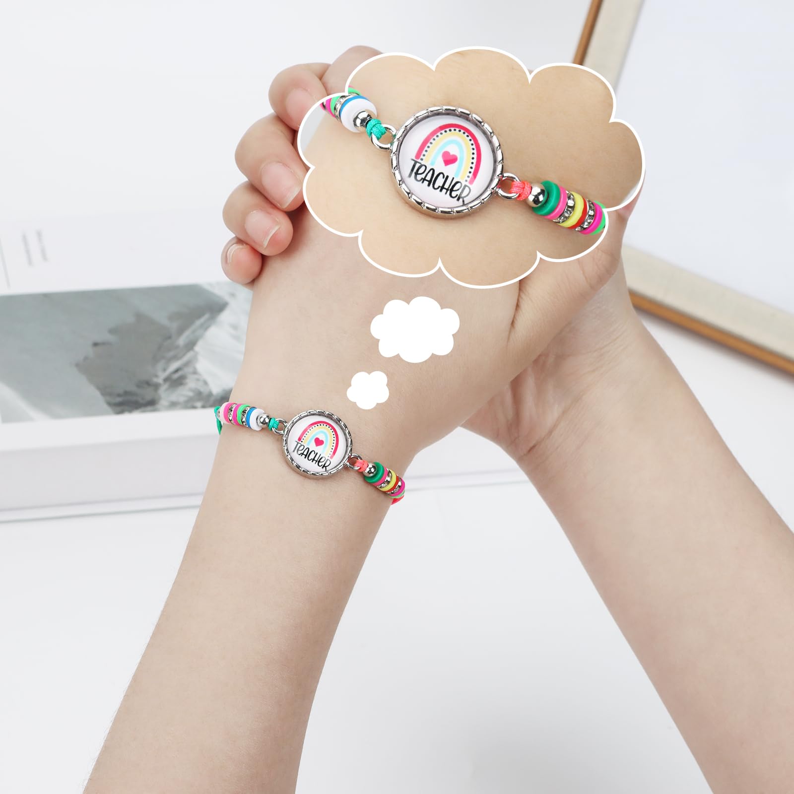 ALIMOTA adjustable teacher bracelet fits most wrists with style