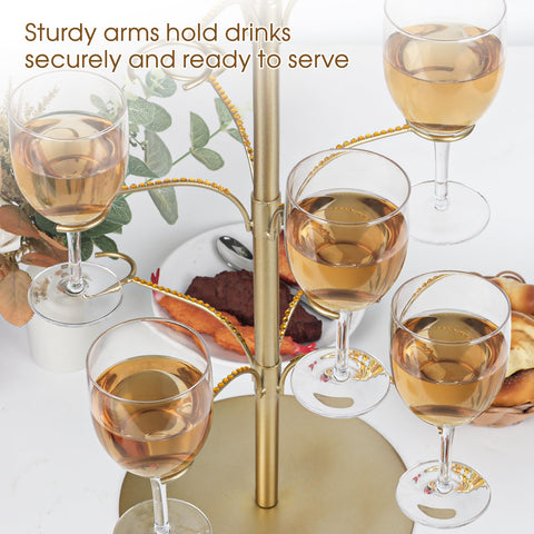 ALIMOTA 12-glass capacity ideal for champagne flutes and cocktails.