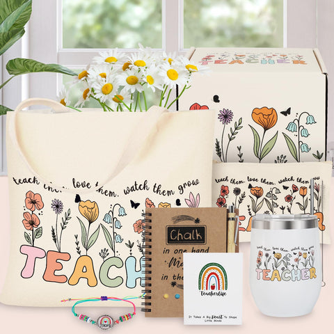 ALIMOTA teacher-themed makeup pouch stores small items during commutes