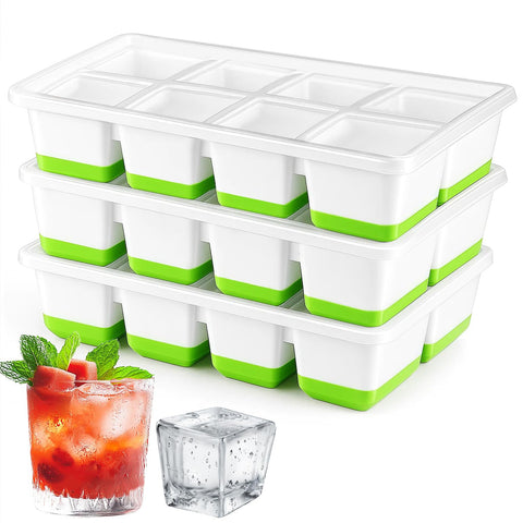 Alinana ice cube tray with lid showing mess-free freezing and tidy storage