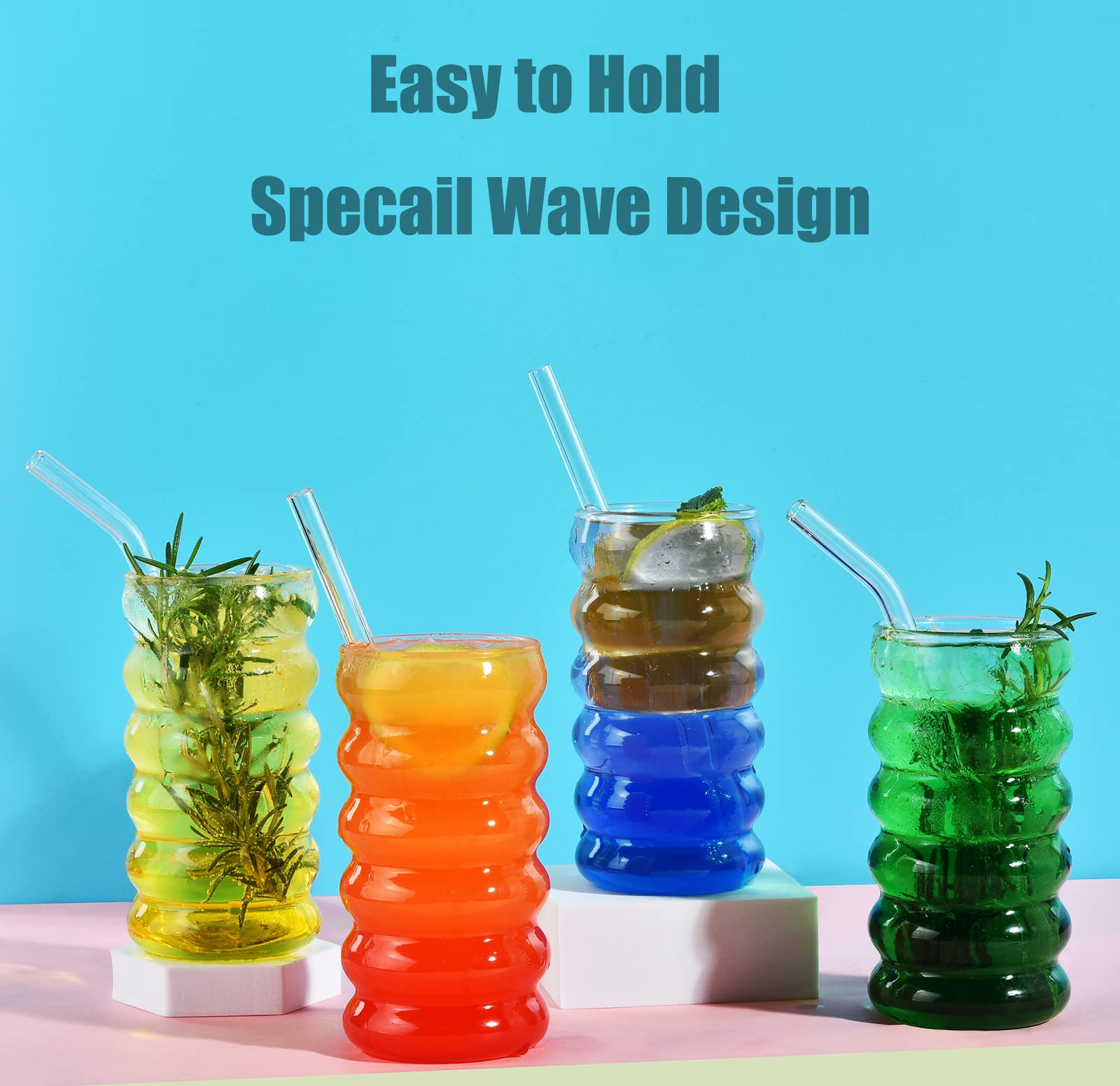 ALINK high borosilicate glass cups are durable and dishwasher safe.