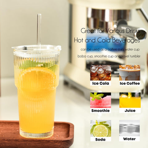 ALINK clear plastic straw paired with tumbler for spill-free sipping