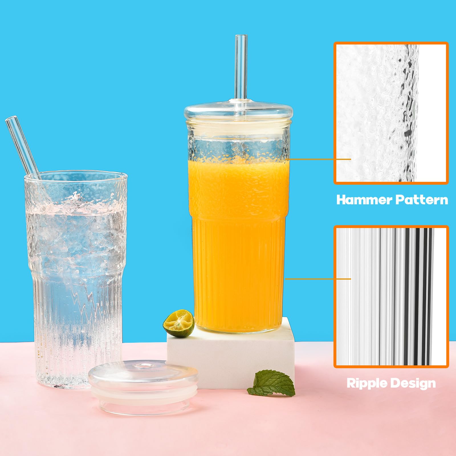 ALINK 22oz capacity for coffee, tea, or smoothies at hand.
