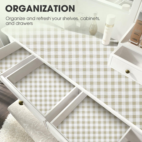 ALIUNI kitchen cabinet liner easy to cut and customize for tight spaces