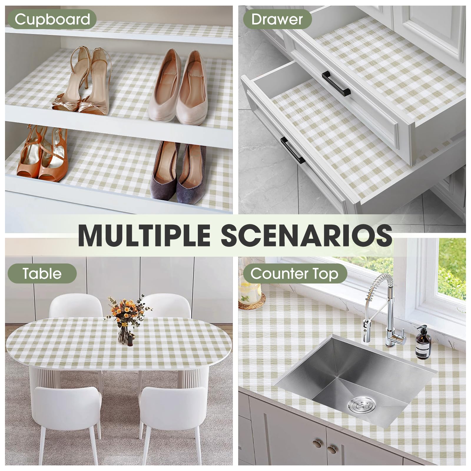 ALIUNI dresser and wardrobe liner helps organize small items neatly