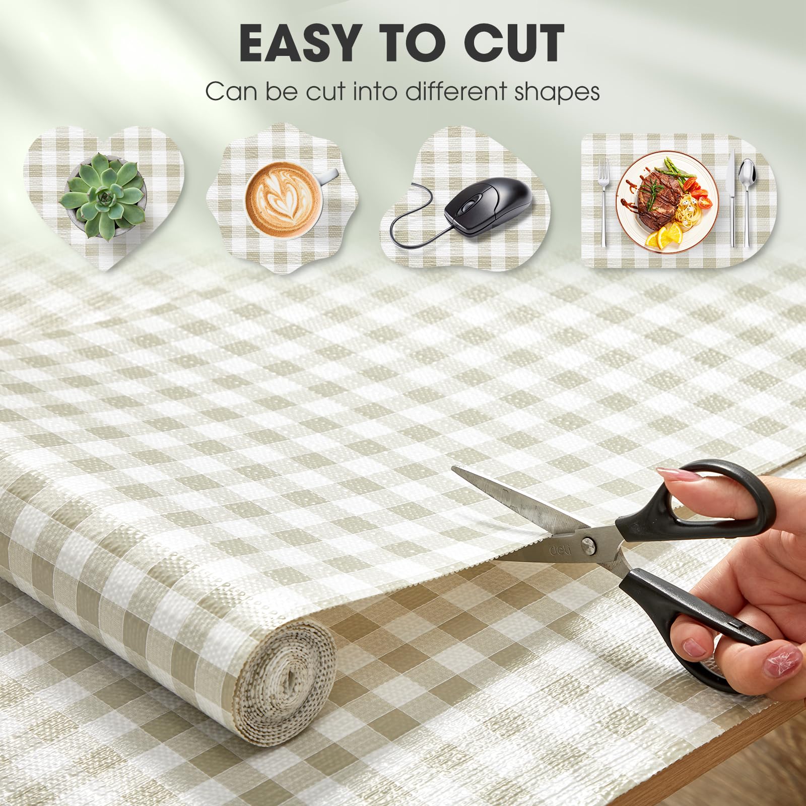 ALIUNI non-adhesive liner keeps items in place without adhesives