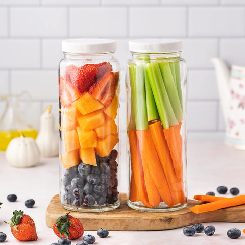 All About Juicing 32oz bottle ideal for meal prep and batch storage.