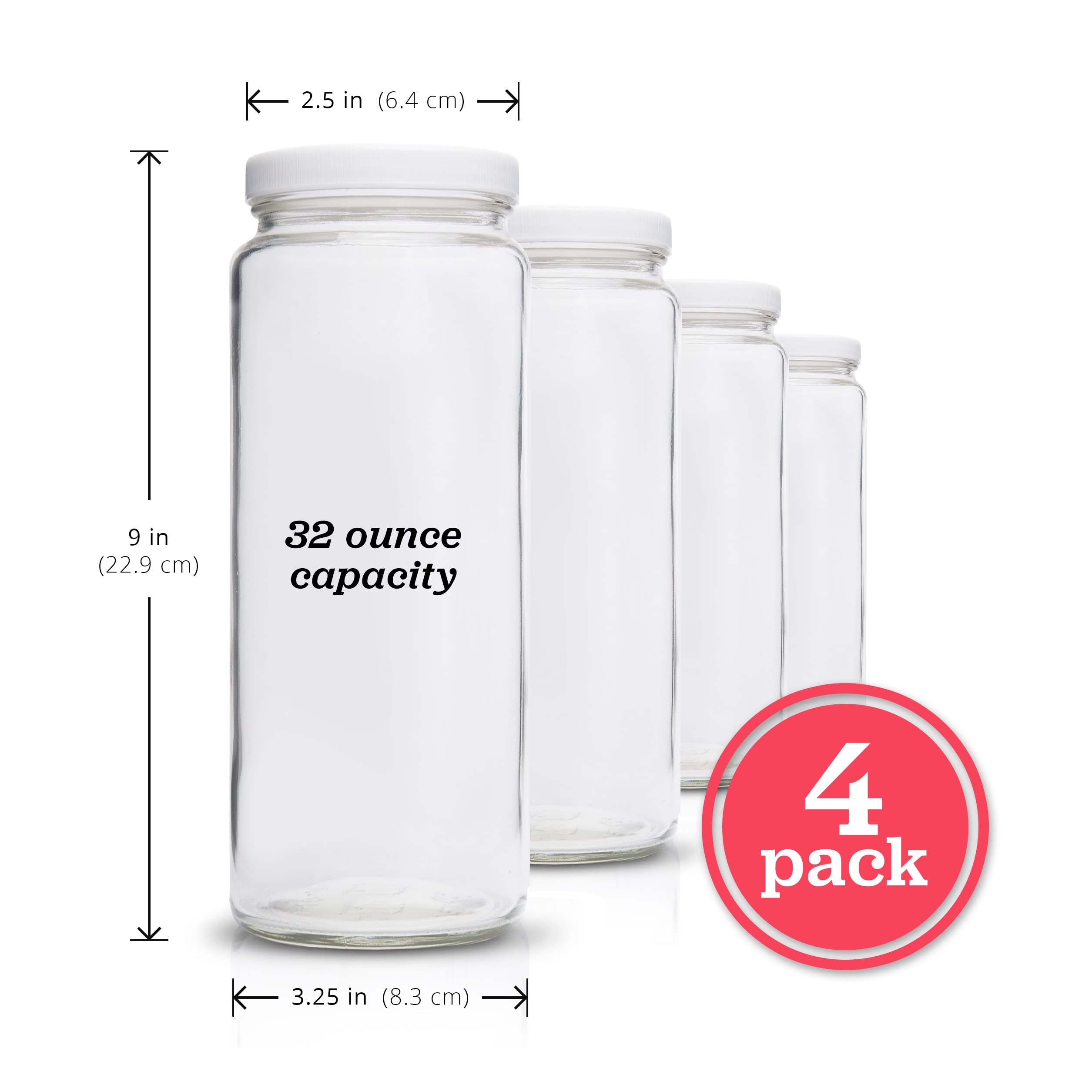 All About Juicing 32oz bottle for infused water and batch drinks.