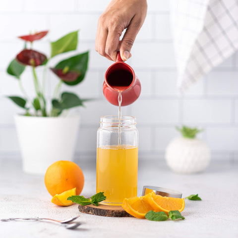 All About Juicing glass resists staining and odor absorption