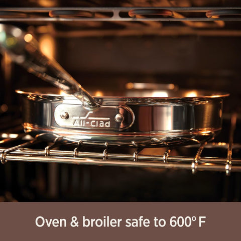 All-Clad Copper Core 3-qt saucepan interior with stick-resistant surface