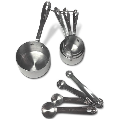 All-Clad measuring cups 1-2cup highlight durable steel for heavy-use cooking.