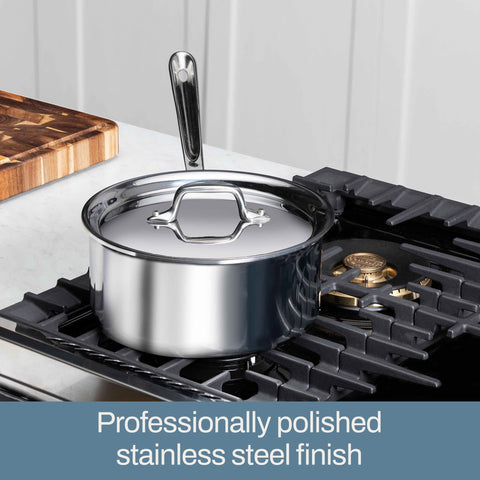 All-Clad D3 sauce pan shows fast, even heat distribution for sauces