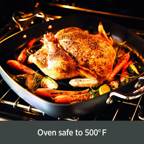 All-Clad Essentials glass lids let you monitor meals while cooking.