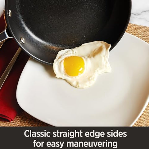 All-Clad HA1 interior with nonstick coating supports easy release of delicate foods.