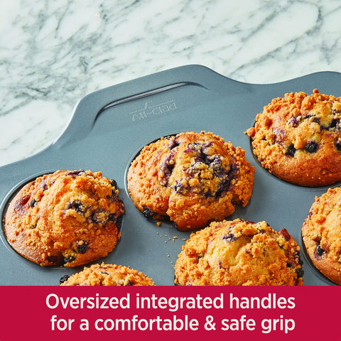 All-Clad Pro-Release muffin pan easy release batch after batch.
