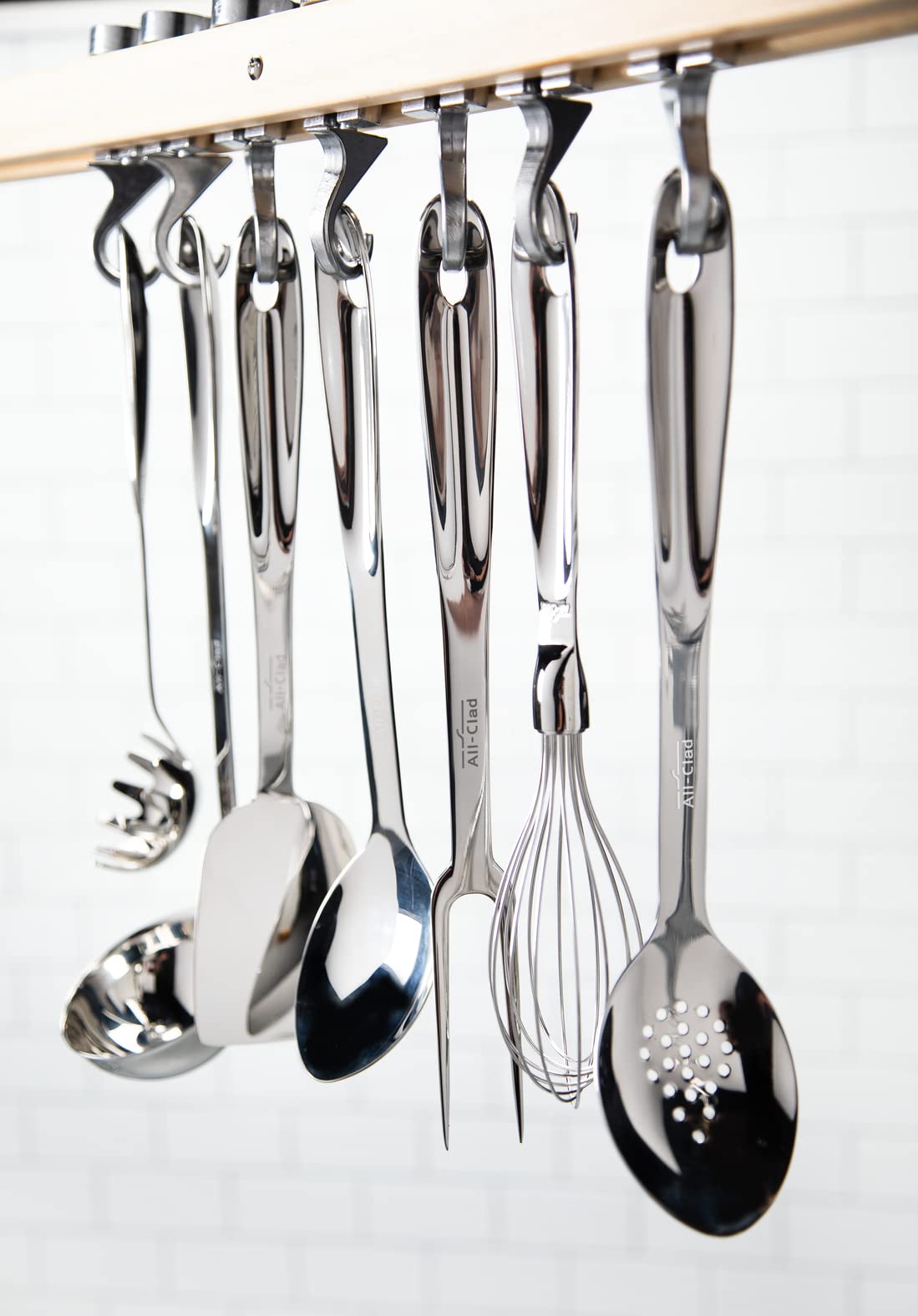 All-Clad slotted turner 18/10 stainless steel for durable kitchen tool