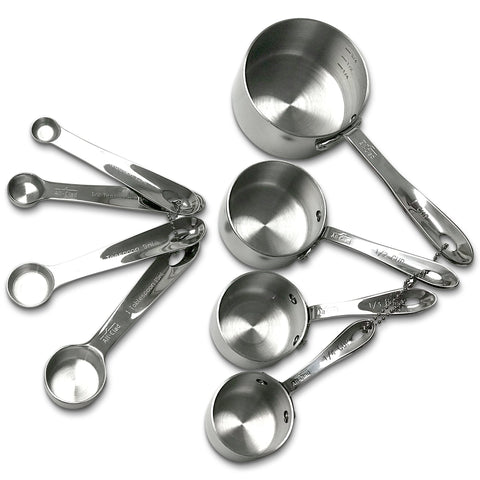 All-Clad measuring spoons 1-4tsp offer quick accurate spice measurements.