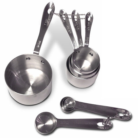 All-Clad measuring spoons 1tbsp sturdy for recipes needing tablespoon precision.