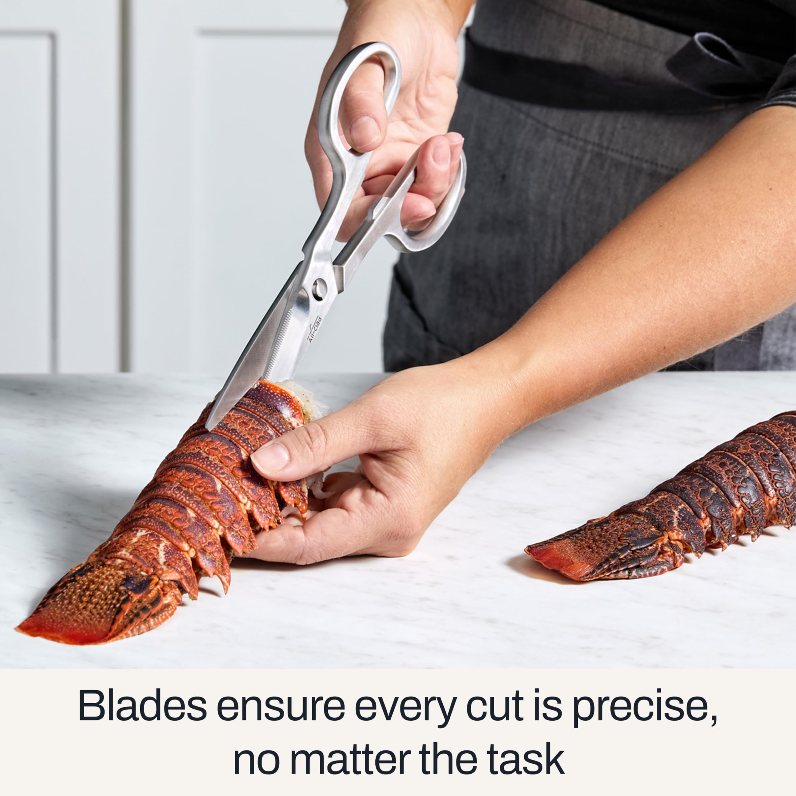 All-Clad blades separate for easy cleaning and sharpening.