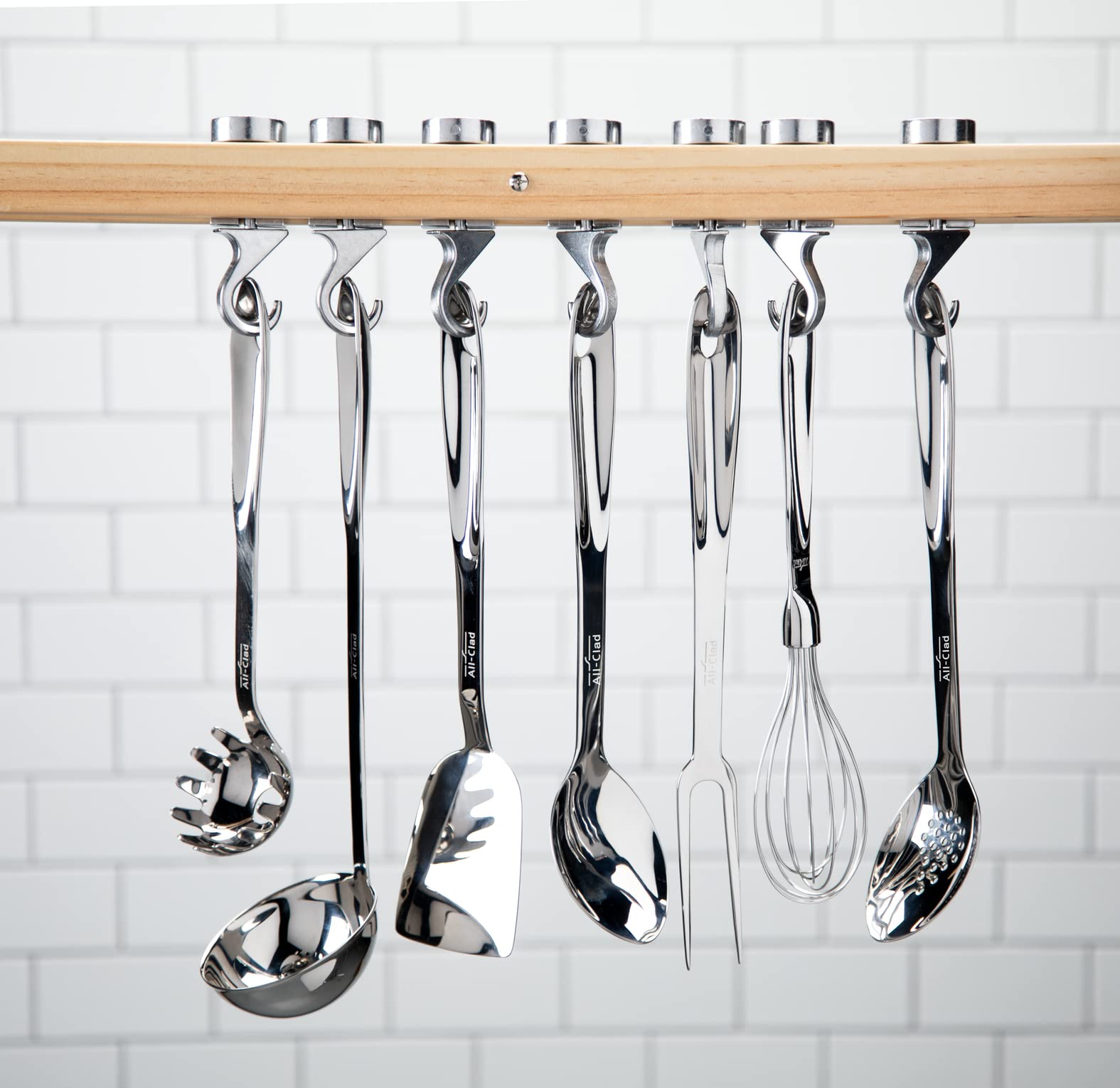 All-Clad whisk ergonomic handle for comfortable, precise mixing