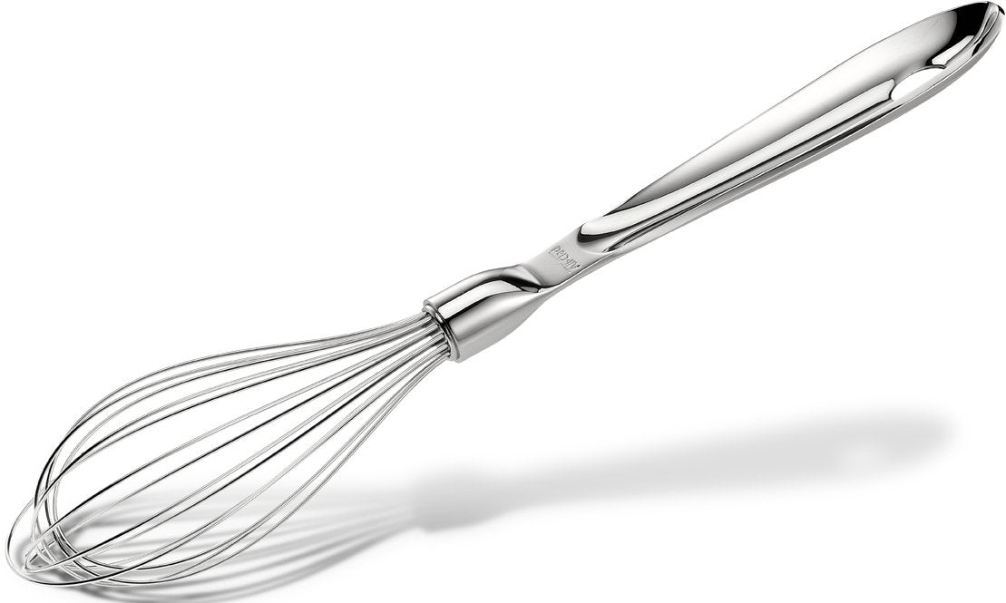 All-Clad whisk with large stainless head for silky sauces and batters