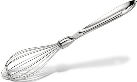 All-Clad whisk with large stainless head for silky sauces and batters