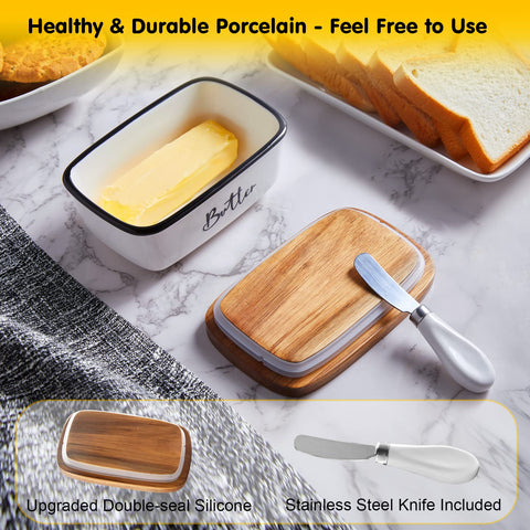 Allelion butter knife groove keeps the knife neatly accessible