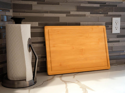 Allsum bamboo board easy cleanup with hand wash and air dry.