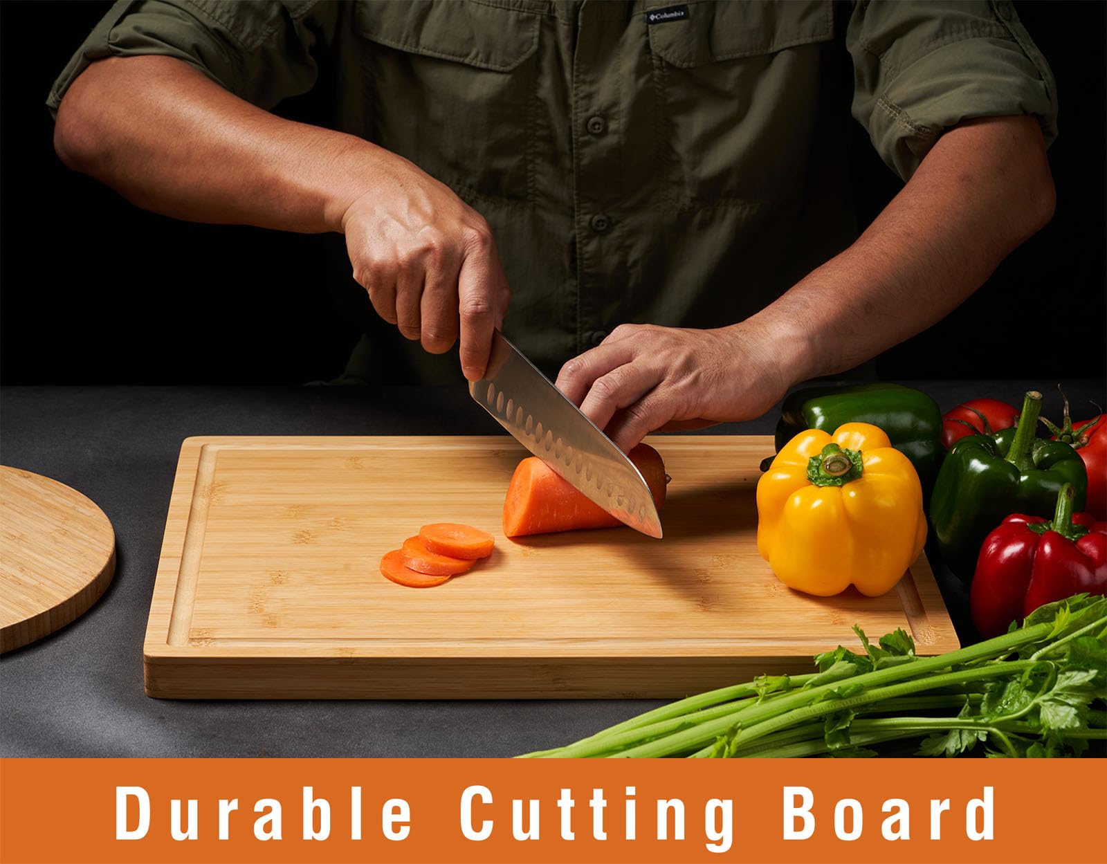 Allsum board with handles for easy lifting and effortless transport.