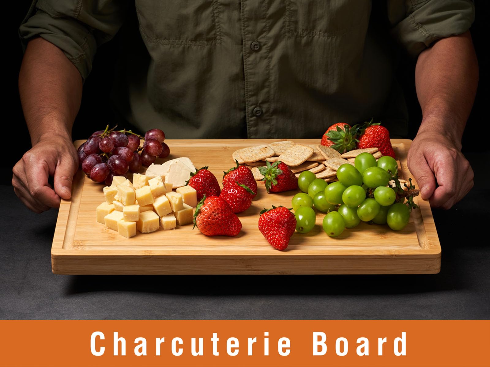 Allsum cutting board features a smooth, pre-oiled finish for immediate use.