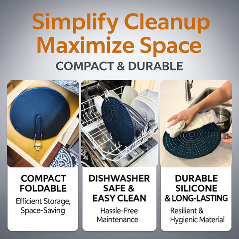 Allumerous 430°F heat resistance protects hands and cookware during sizzling cooking.