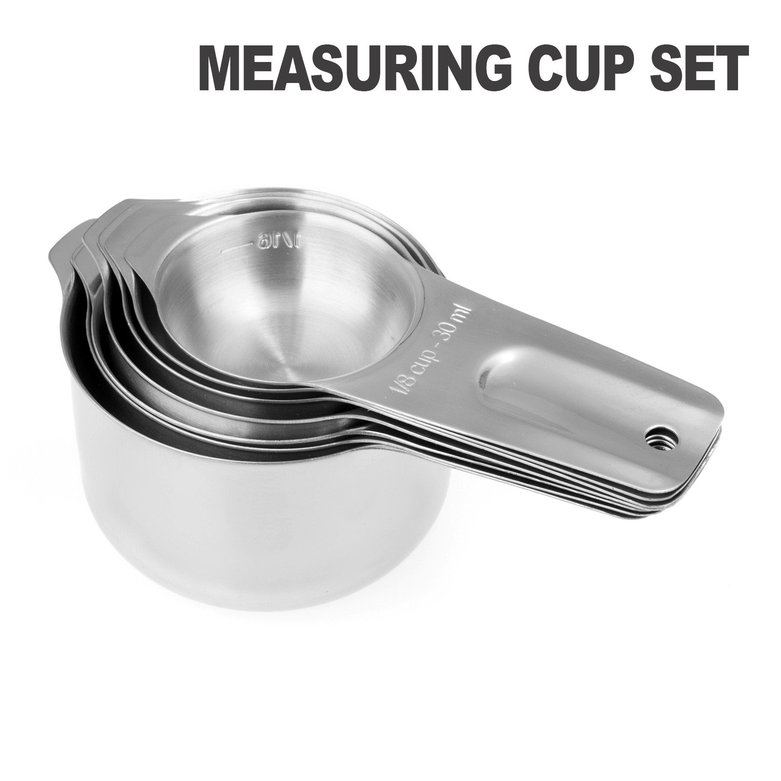 ALLWIN-HOUSEWARE W engraved US and metric units for accurate measuring in recipes
