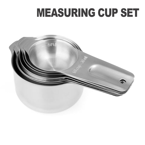 ALLWIN-HOUSEWARE W engraved US and metric units for accurate measuring in recipes
