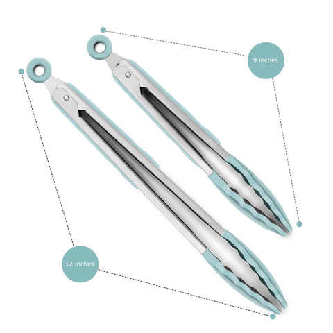 ALLWIN-HOUSEWARE W tongs BPA-free silicone construction resists odors.
