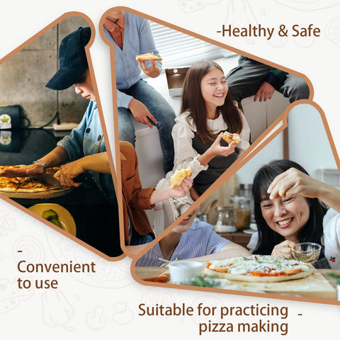 ALLWINNER pizza peel ergonomic handle enables comfortable, stable use during baking
