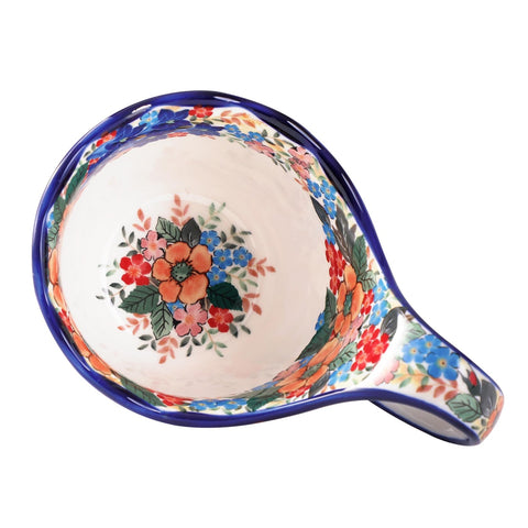 ALMA hand-painted ceramic bowl adds color to every table setting