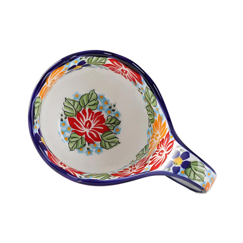 ALMA large-handle ceramic bowl shown from top for comfortable lifting.