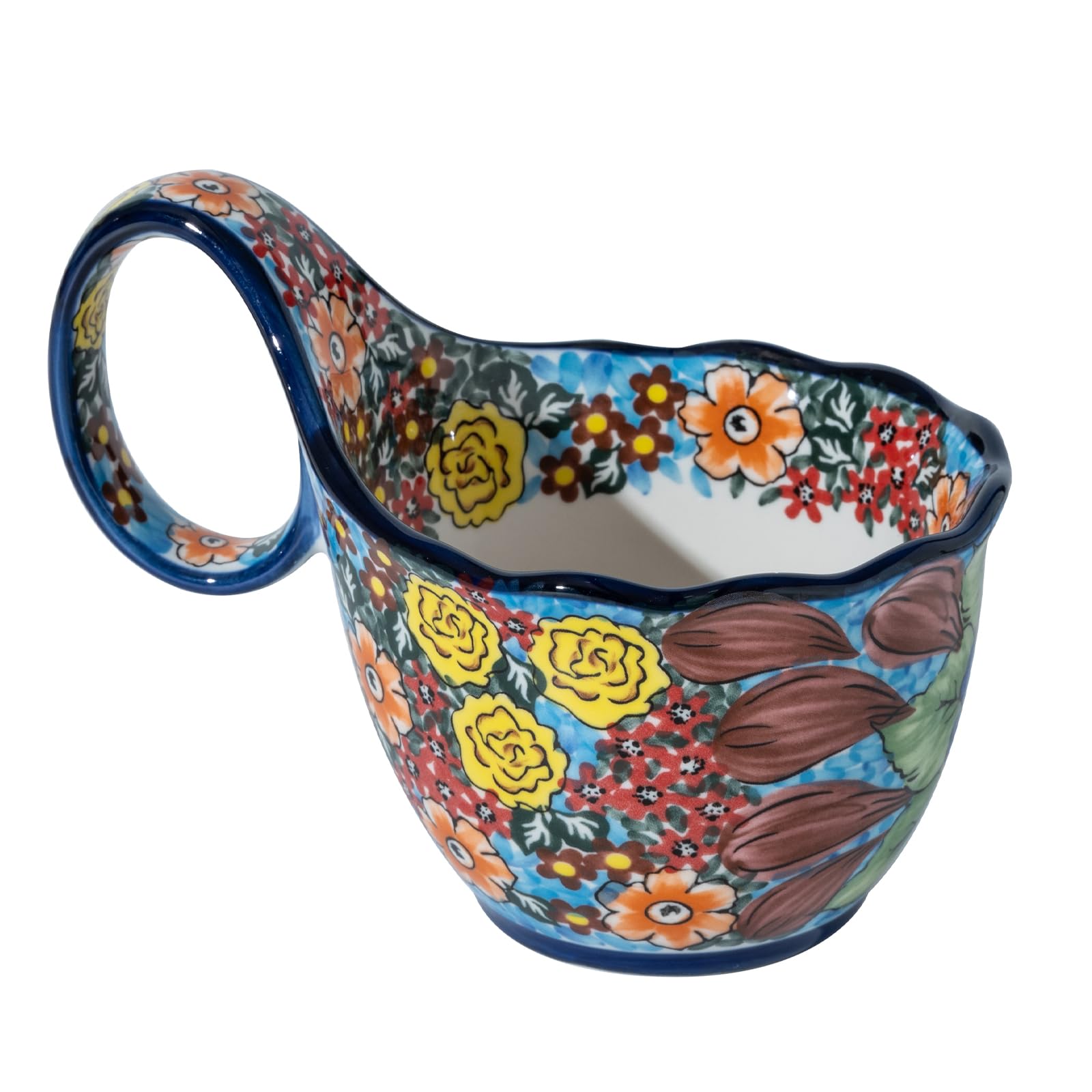 ALMA soup bowl loop handle design ideal for sipping soups or stews